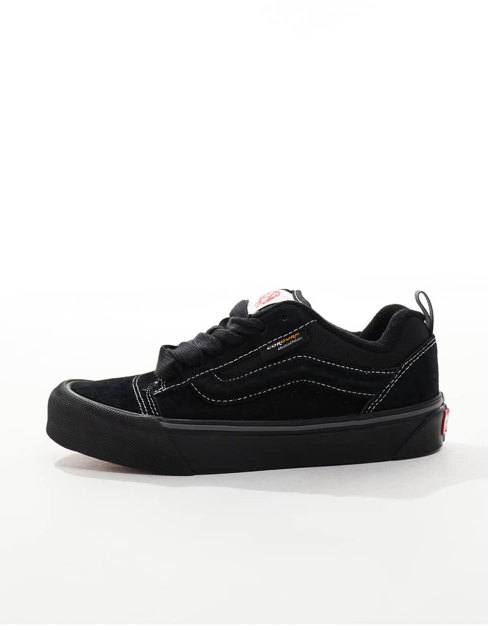 大人気！VANS Knu Skool BLACK\"トリプルブラック　でか靴 VANS 