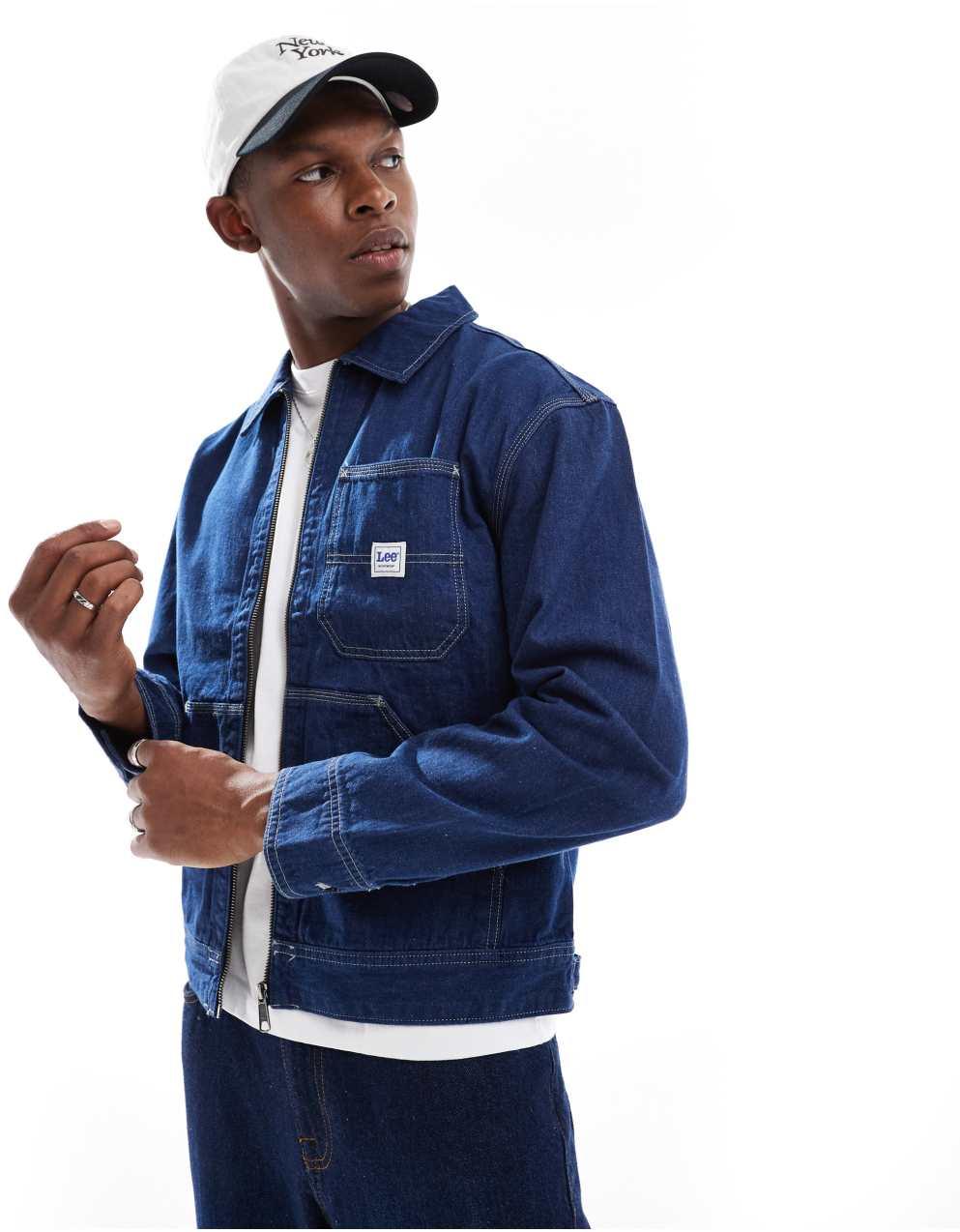 Lee ダークブルー デニムジャケット Lee ダークブルーデニムジャケット 【公式通販】