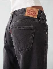 【関税込み】Levi's ブラック ローライズ ルーズジーンズ Levi's ジーンズ デニム デニムパンツ Levi's（リーバイス）LOW