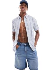 Hollister★半袖 Vネック サッカー ソウル ストライプ Tシャツ Hollister☆半袖 Vネック サッカー ソウル ストライプ Tシャツ