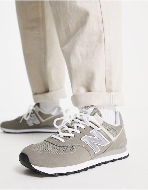New Balance 574 グレー スニーカー 新品 - メルカリ