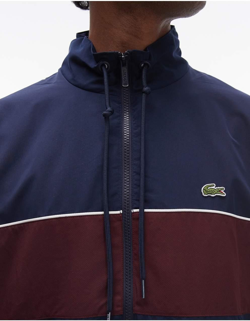 ラコステ ネイビー ジップアップジャケット Lacoste - ラコステ・ジップアップ・ジャケット（ネイビーカラー
