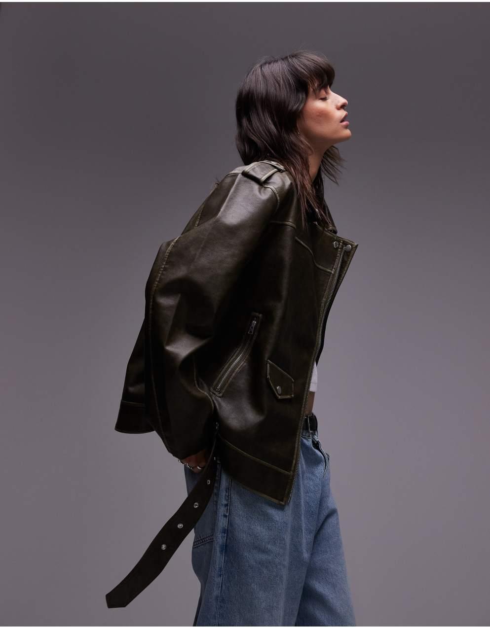 Topshop - トップショップ スーパーオーバーサイズ フェイク
