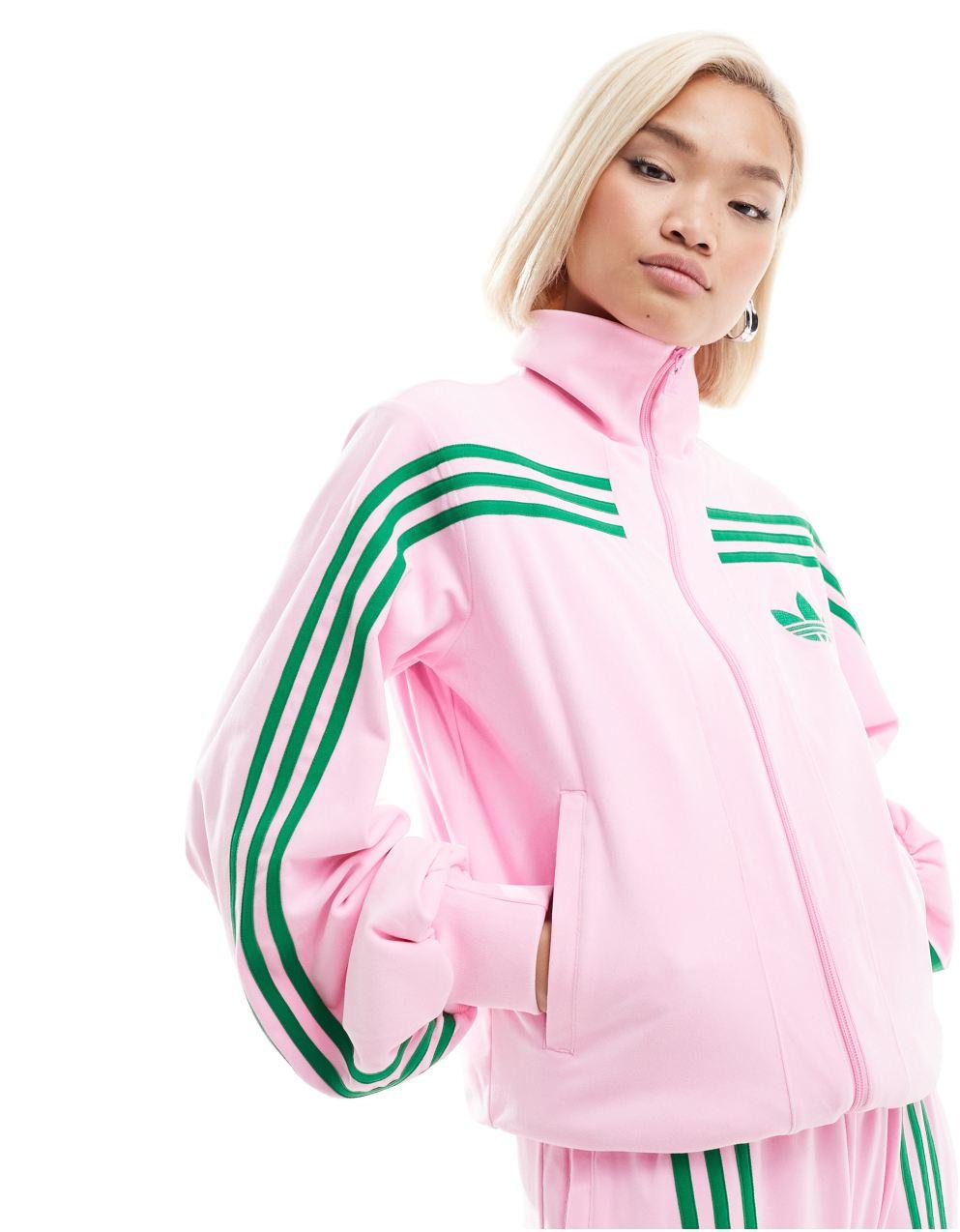 adidas ベッケンバウアー トラックジャケット ピンク