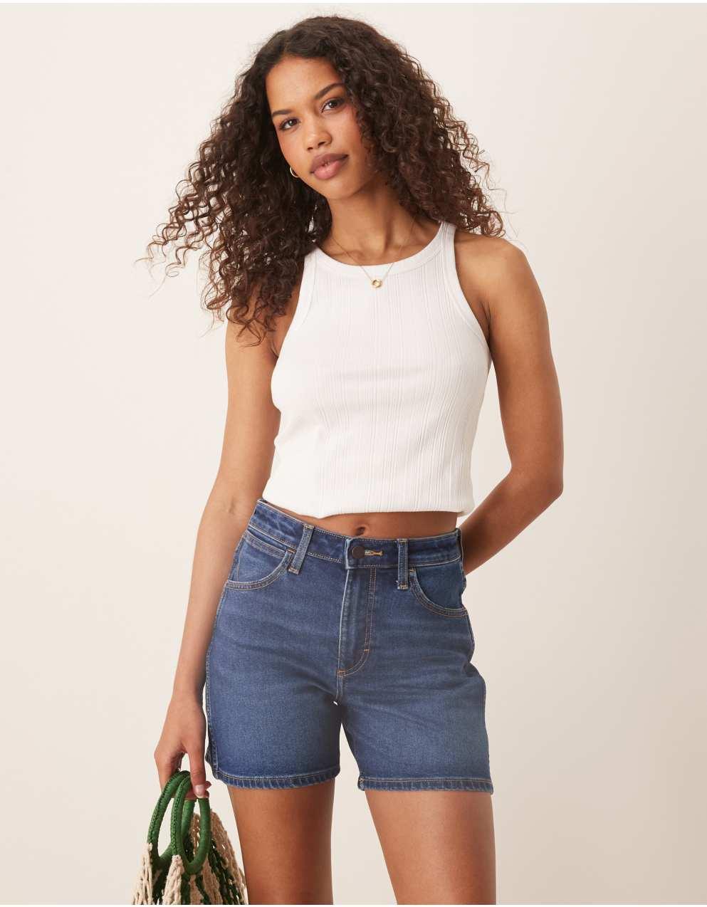 wrangler × urban outfitters カウボーイデニムショーツ
