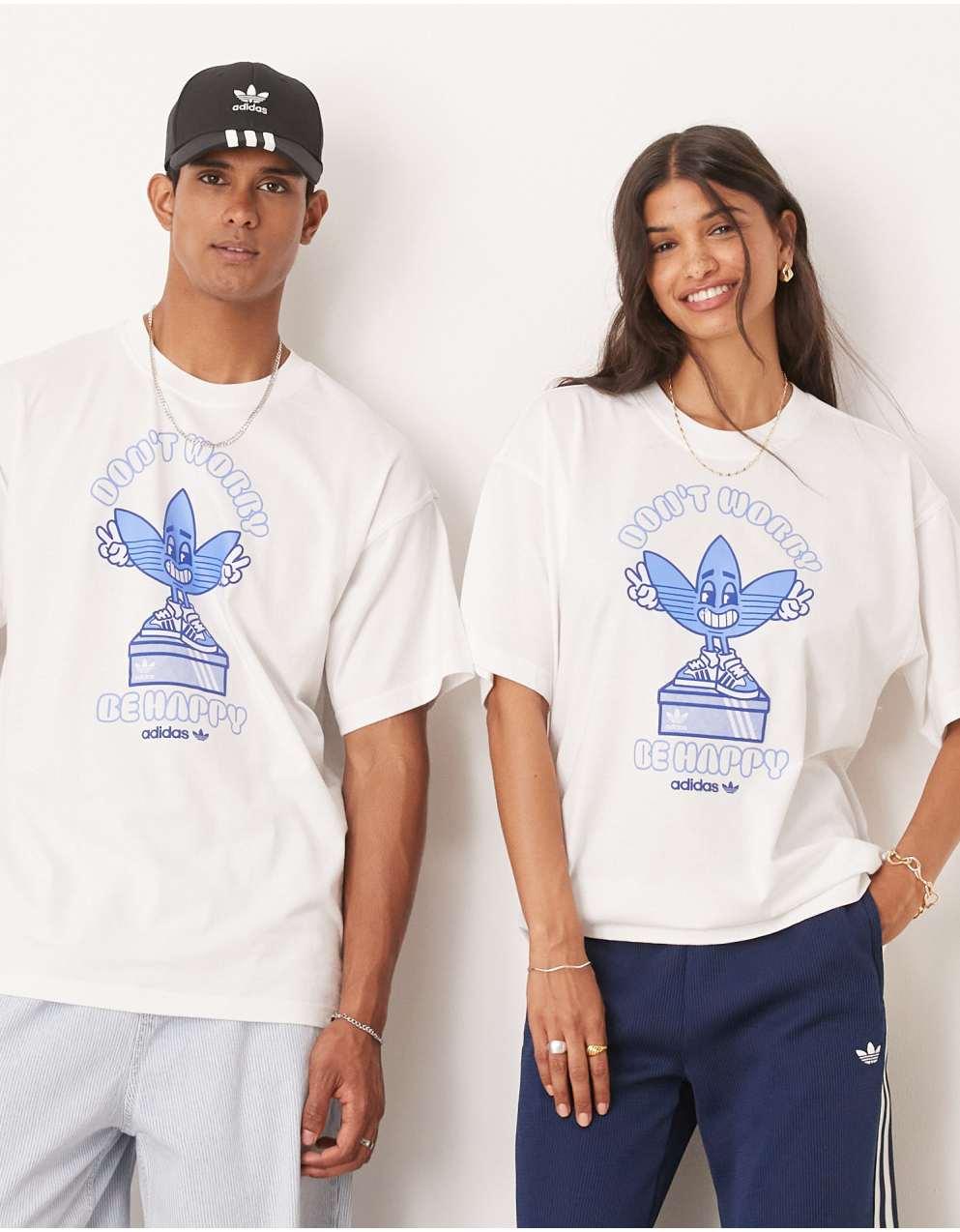 新品 アディダスオリジナルス グラフィック トレフォイル T