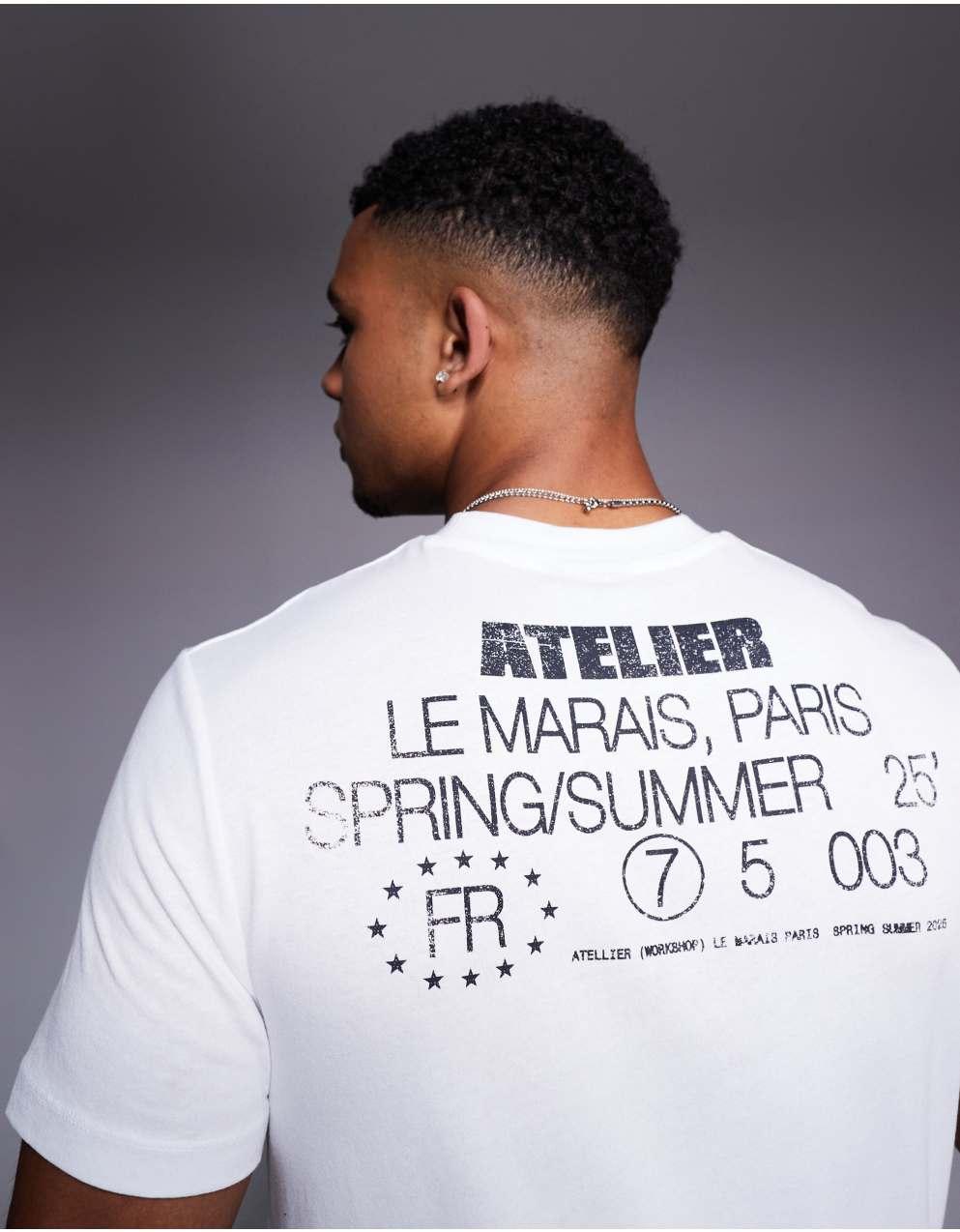 ASOS DESIGN - アトリエ・グラフィックのASOS DESIGN Tシャツ