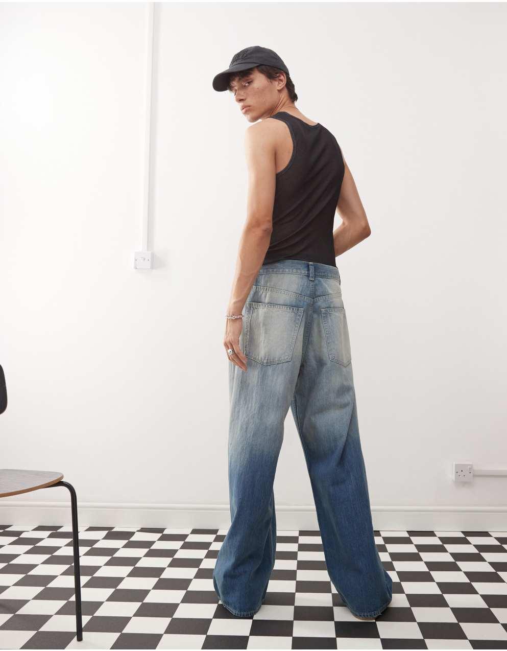 【CHEAP MONDAY】LOOSER ルーズストレートジーンズ バギー Cheap Monday - チープ・マンデー・ルーザー・バギー・ジーンズ