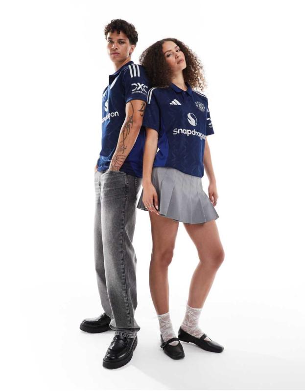 Adidas Manchester United M ネイビー ポロシャツ マンチェスター ユナイテッド アディダストラックスーツポロ