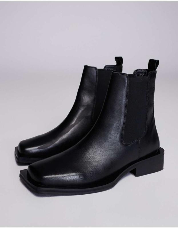 ASOS DESIGN - ASOS DESIGN ヒール付きチェルシーブーツ