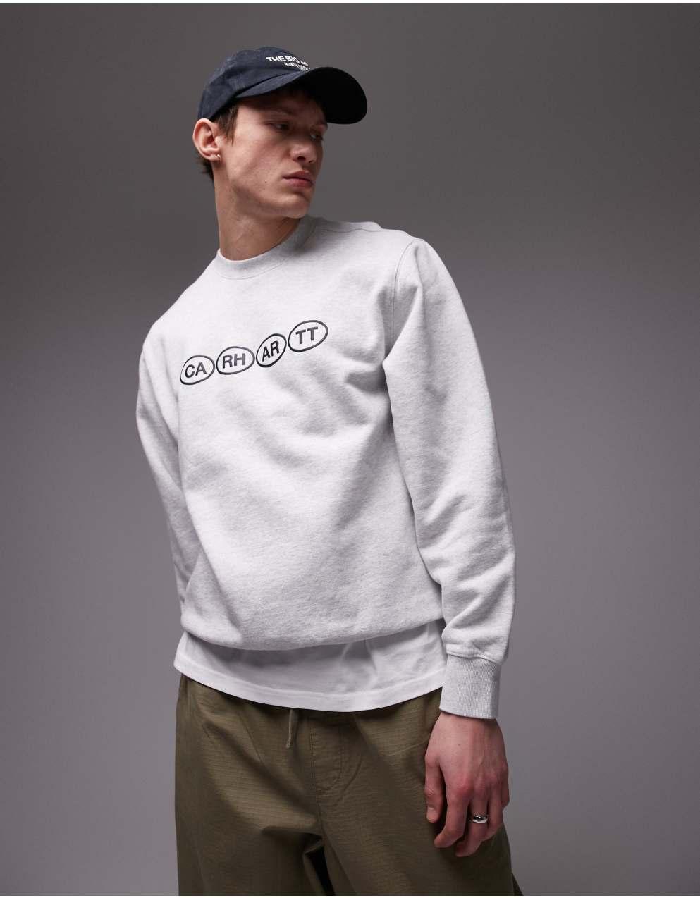 Carhartt WIP グレー スウェット Sサイズ Carhartt WIP - カーハート WIP バンパーグラフィック