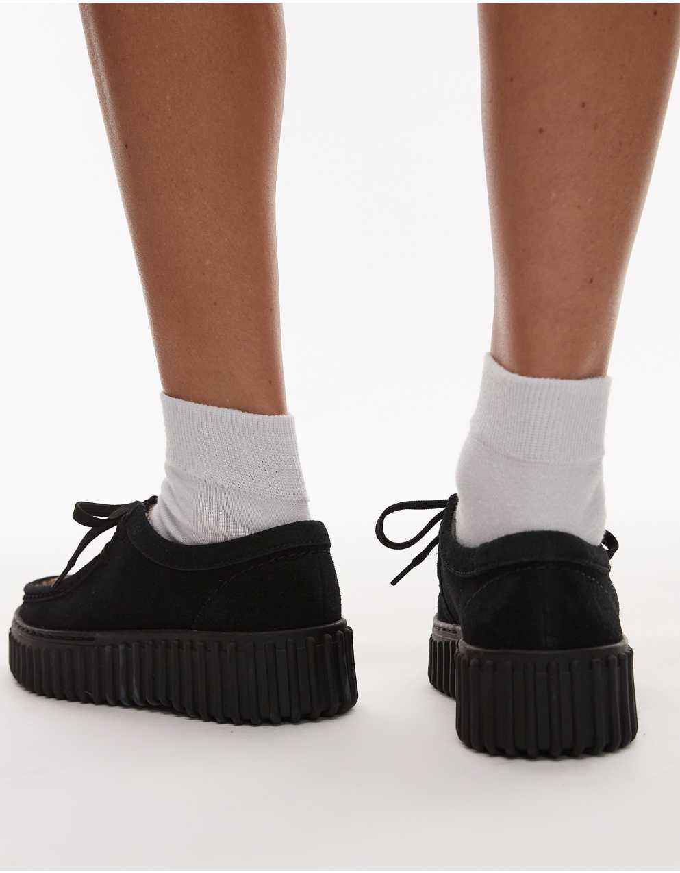 Clarks - クラークス トーヒル ビーシューズ ヒョウ柄スエード