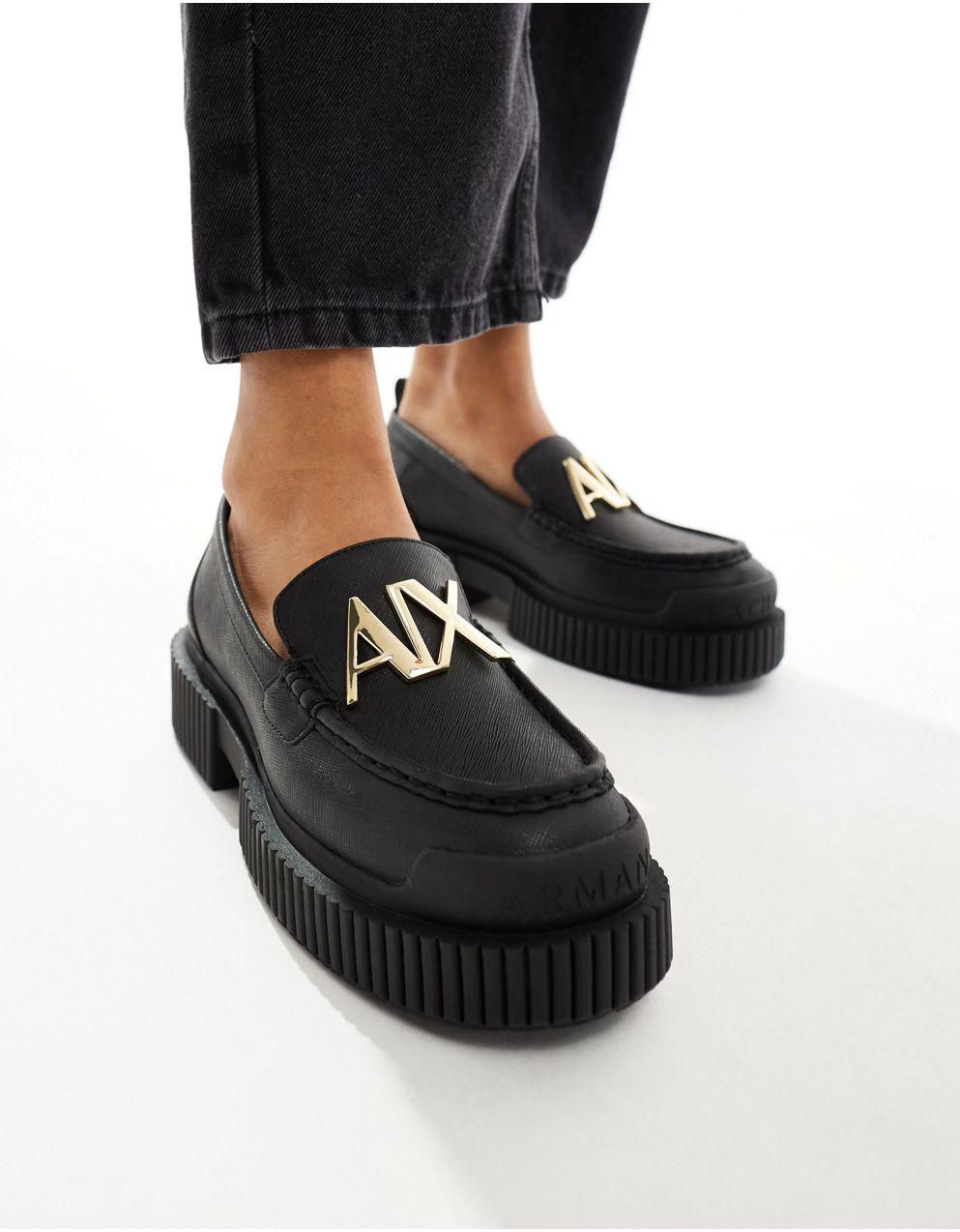 EMPORIO ARMANI エンポリオアルマーニ　編み込み　ダッドローファー EMPORIO ARMANI エンポリオアルマーニ 編み込み ダッドローファー