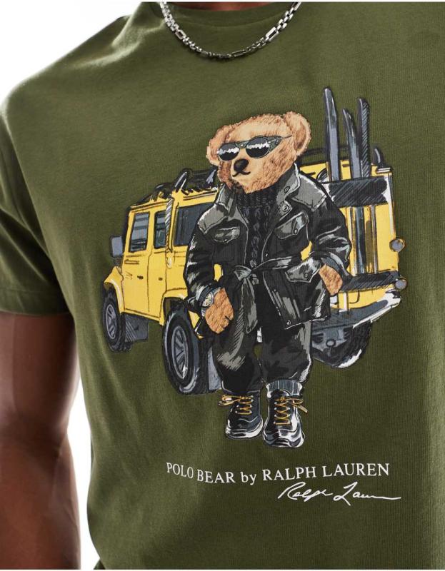 Polo Ralph Lauren★ディフェンダーベアTシャツ Polo Ralph Lauren Polo Bear Tee in CR24 Polo Black Defender