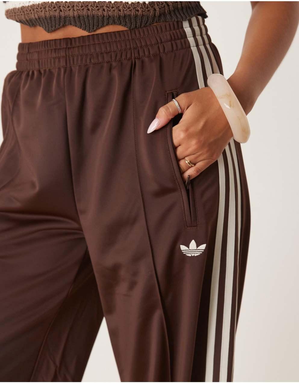 [ADIDAS] トラックパンツ ルーズ ファイヤーバード ブラウン アディカラー クラシック ファイヤーバード ルーズトラック