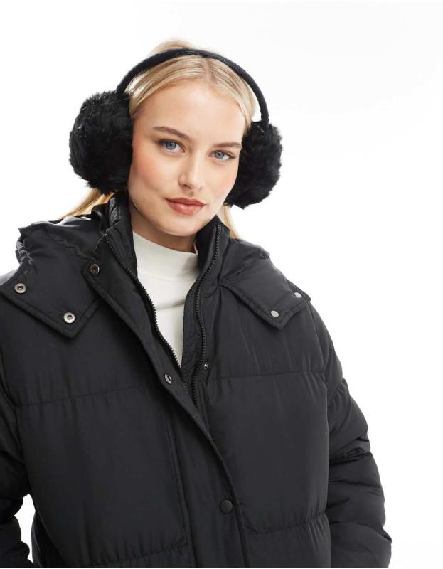 Threadbare - Threadbare Ski フェイクファーイヤーマフ(ブラック をオンライン購入 | ASOS 日本公式サイト ...