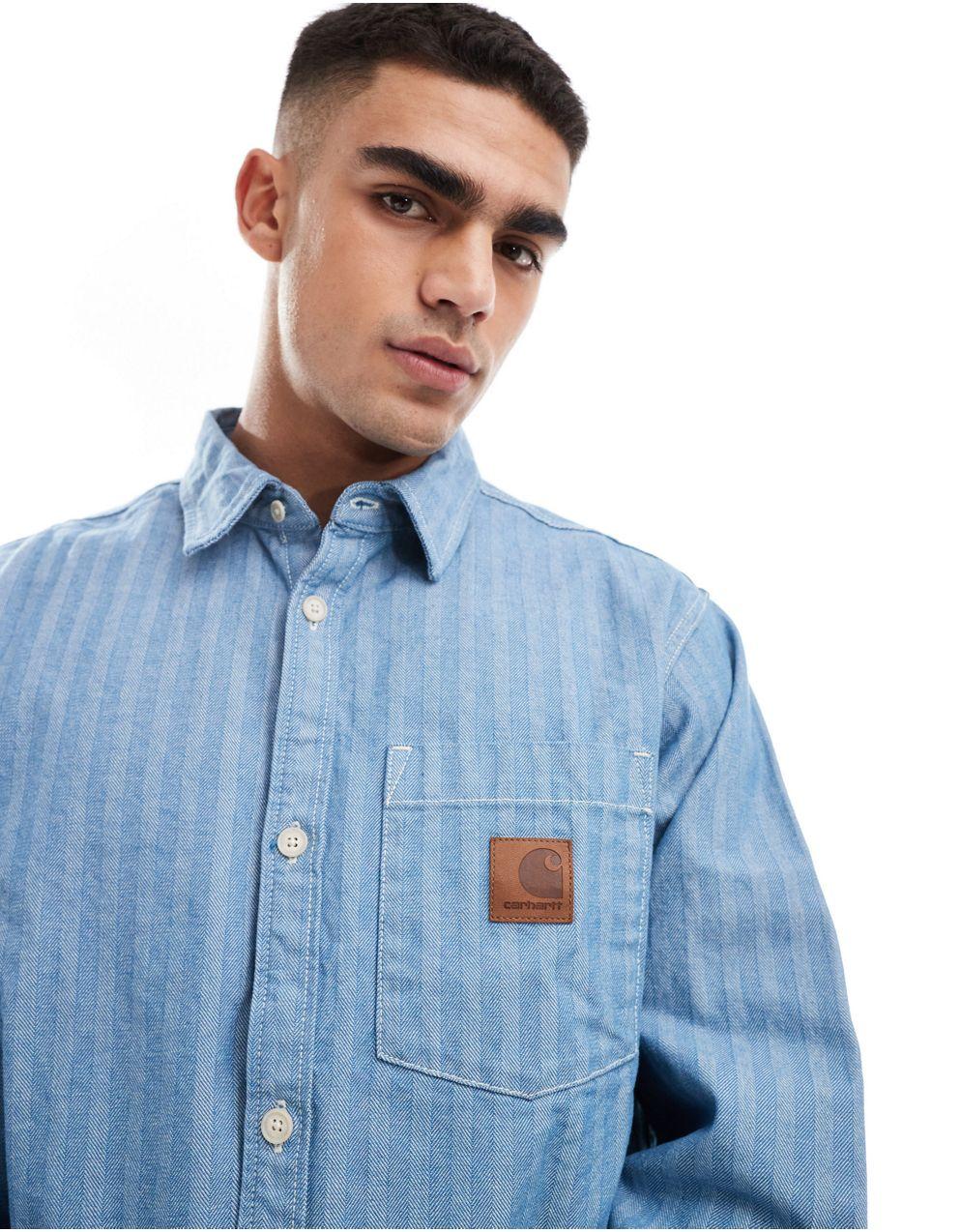 Carhartt ダークブルー デニムジャケット