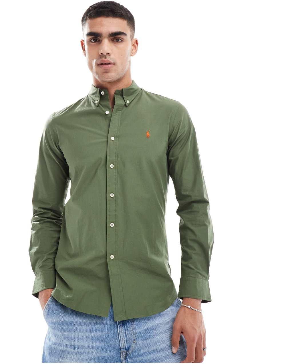 RLX Ralph Lauren プロフィット ポロシャツ オリーブグリーン