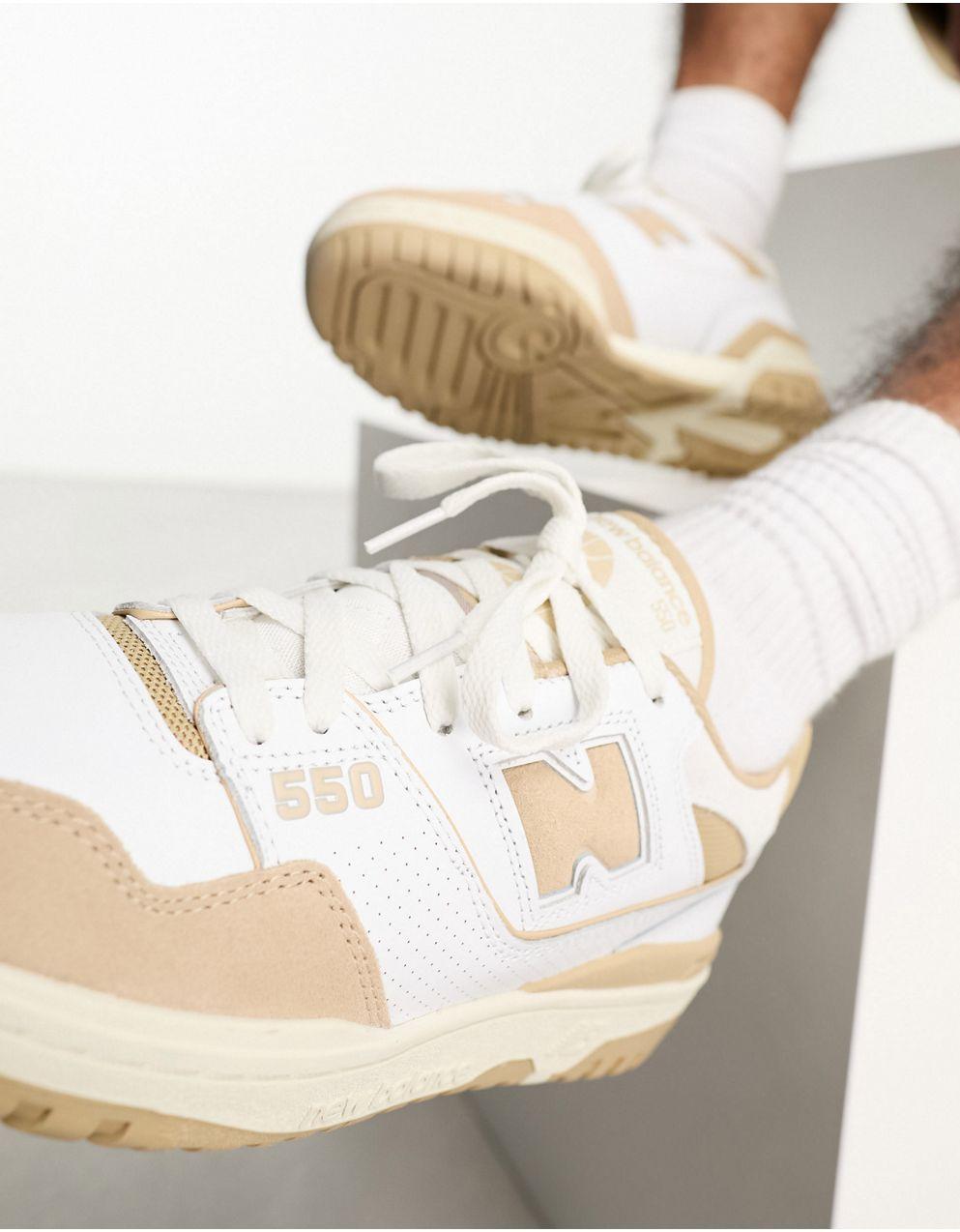 New Balance 550 Athletic Shoe - White / Black | Journeys