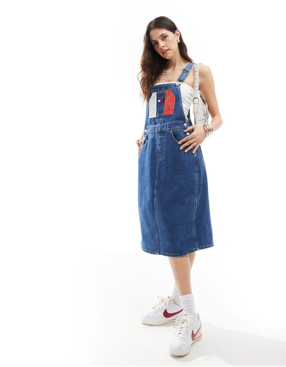 セール！ JEANS クラシックダンガリー　フラッグオーバーオール セール！ JEANS クラシックダンガリー フラッグオーバーオール