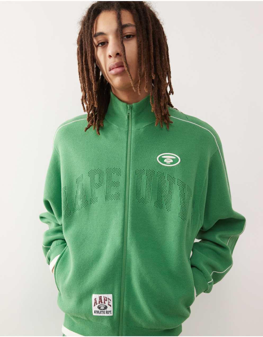 A Bathing Ape トラックジャケット　グリーン A Bathing Ape トラックジャケットグリーン