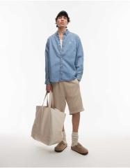 ★ドイツ発*carhartt WIP*新作*Lucas デニム半袖シャツ/BS★ ☆ドイツ発*carhartt WIP*新作*Lucas デニム半袖シャツ/BC