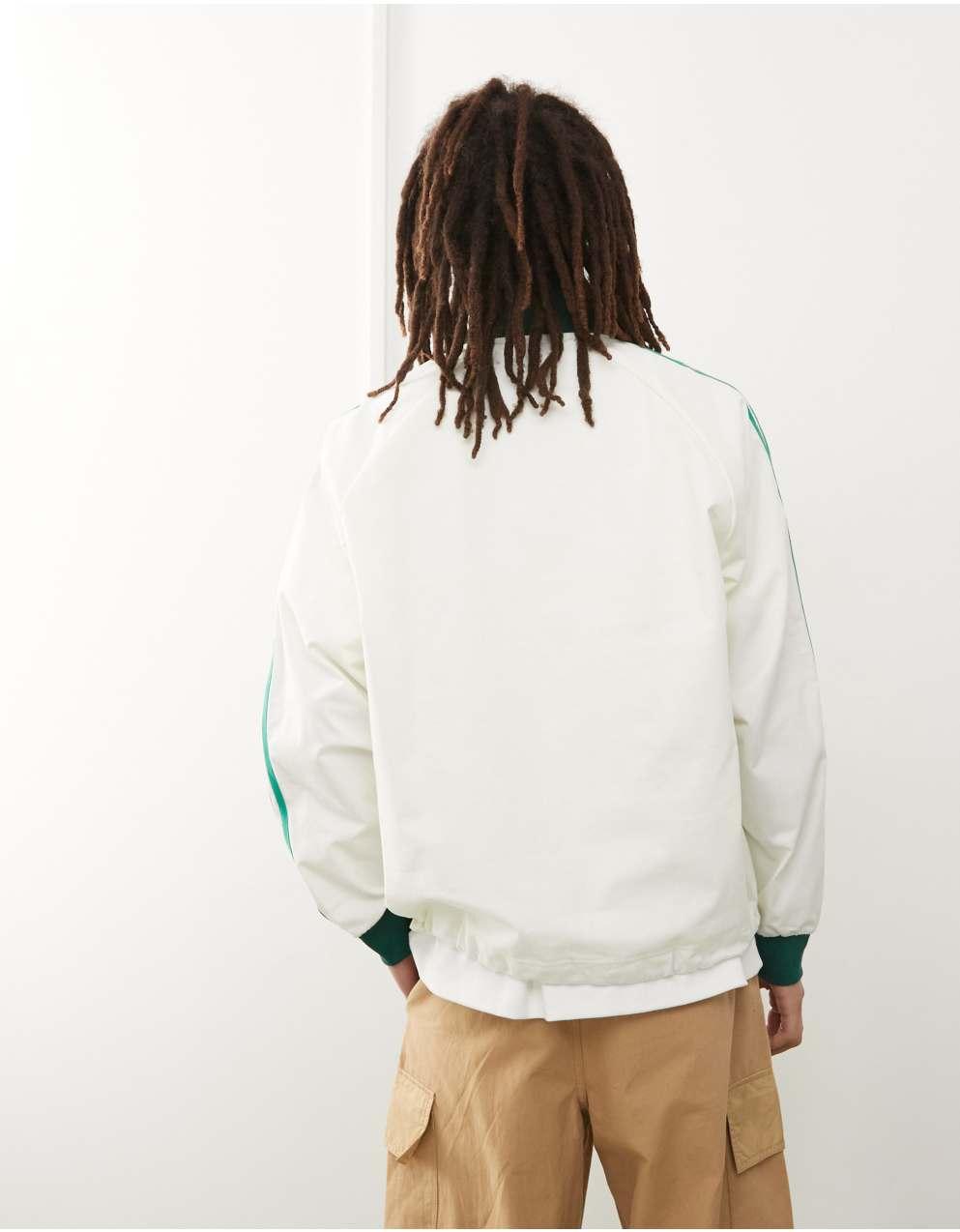 CLUBHAUS×adidasオリーブグリーン プルオーバージャケット
