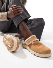 Sorel - Sorel Viibe Cozy フェイクファースエードクロッグ