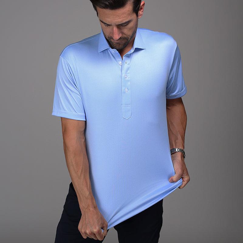 Men's Light Blue Collared Polo main image 1