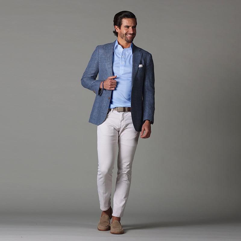 The Original Dress Collar Polo™ Sky Blue | Collars & Co