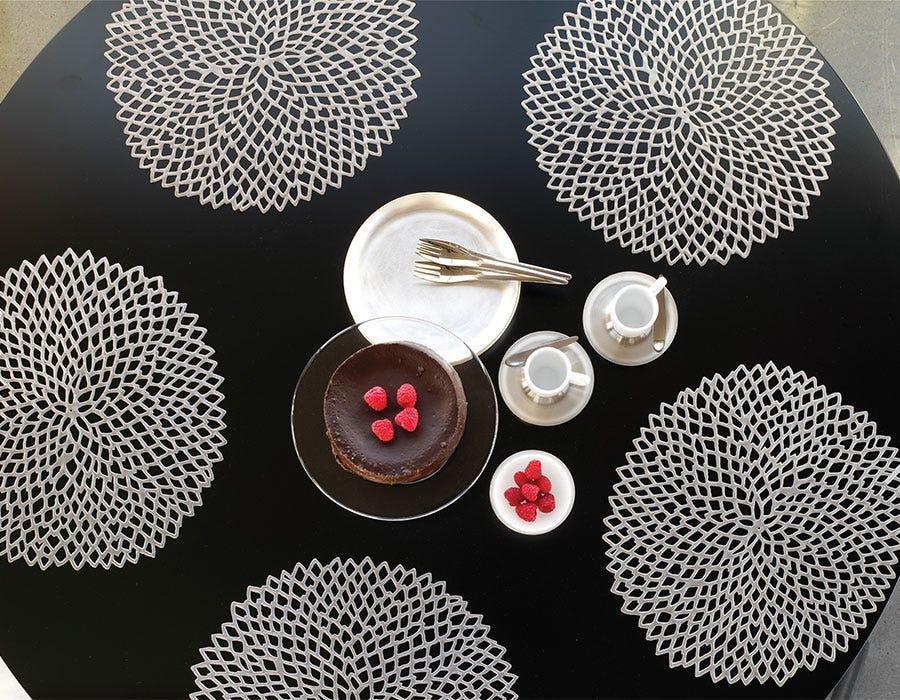Dahlia Round Placemats Chilewich UK