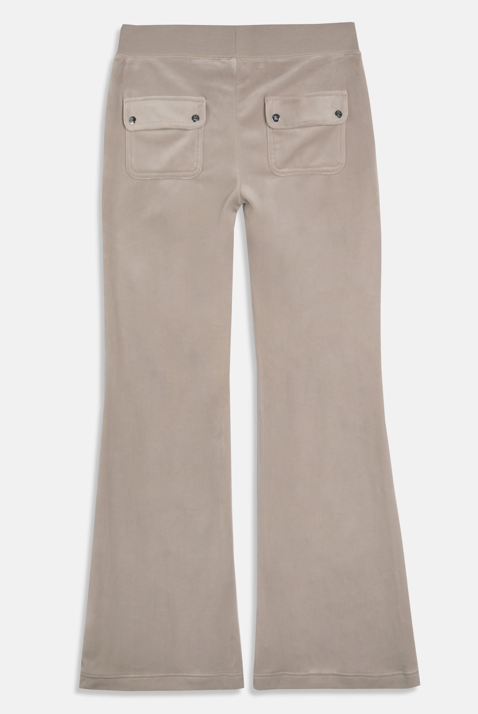 String Low Rise Flare Pocket Classic Velour Track Pant | Juicy Couture  Netherlands
