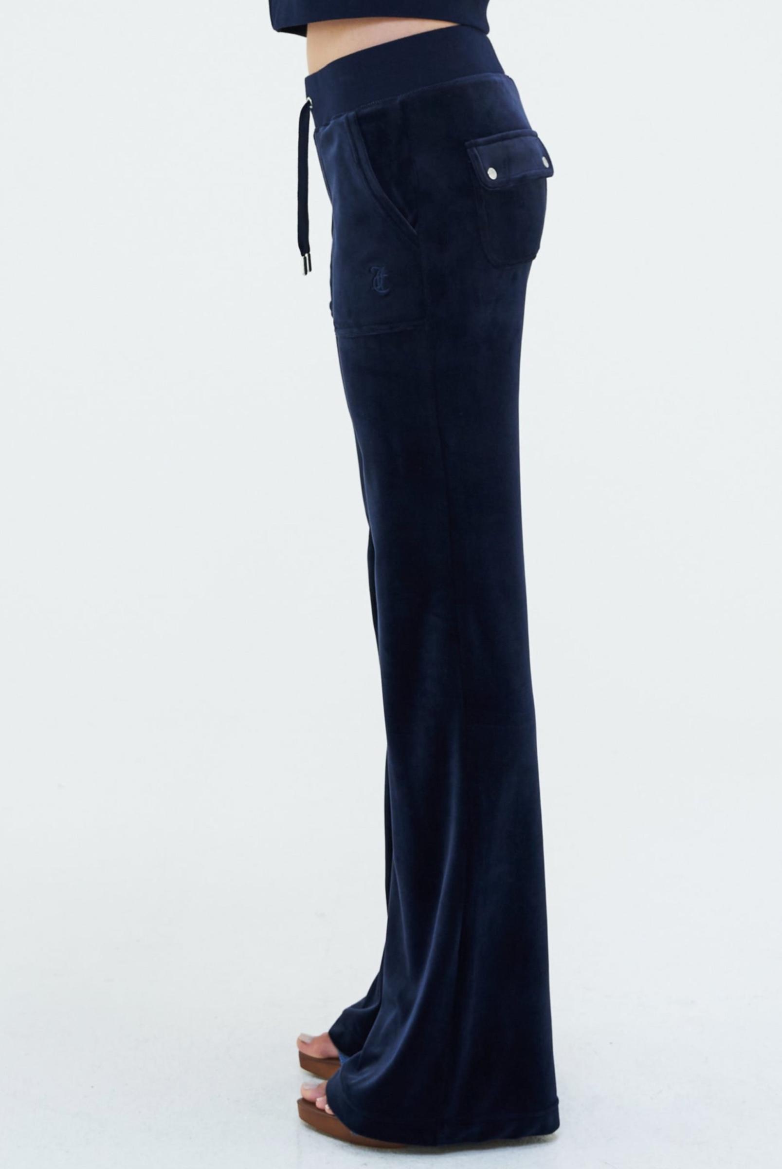 Night Sky Low Rise Velour Track Pants | Juicy Couture Netherlands