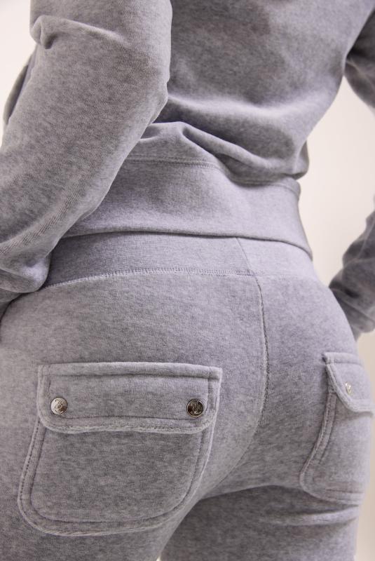 Pantalón De Chándal De Terciopelo De Algodón De Tiro Bajo En Marga