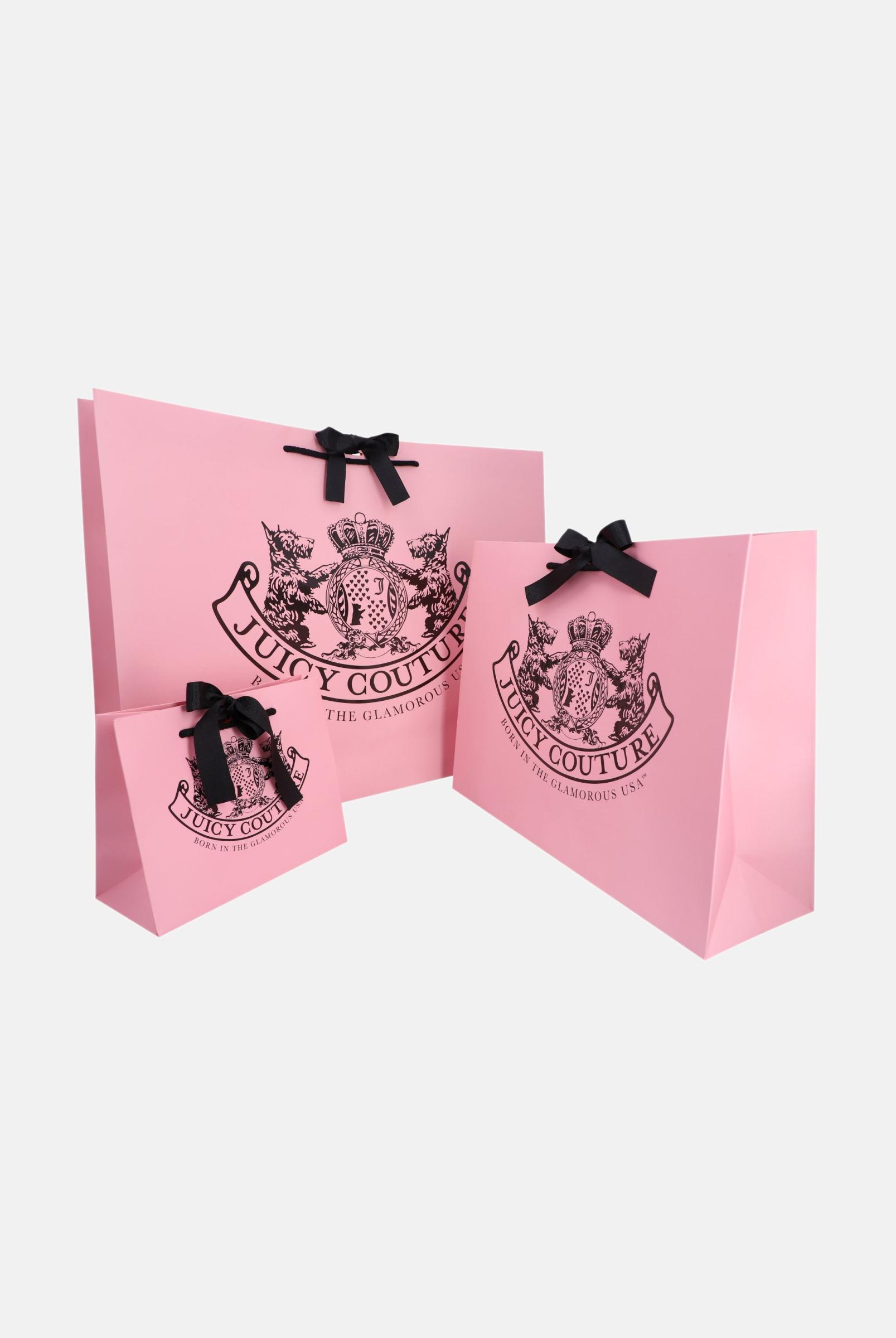 Juicy Couture Pink Crest Gift Carrier Bag | Juicy Couture France