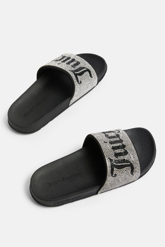 Juicy Couture☆Diamante slider サンダル 2色【UK発】 NWT JUICY COUTURE YUMMY 10 M CRYSTAL SLIDES SANDALS FLIP