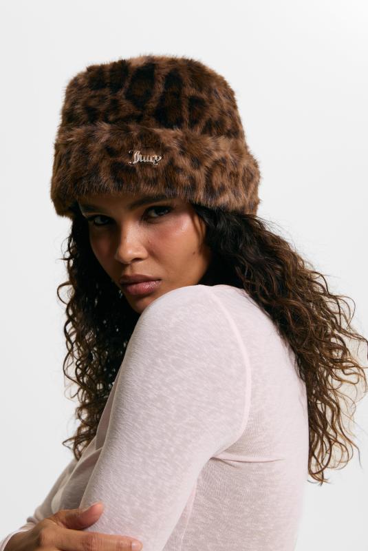Leopard Print Faux Fur Hat | Juicy Couture Spain