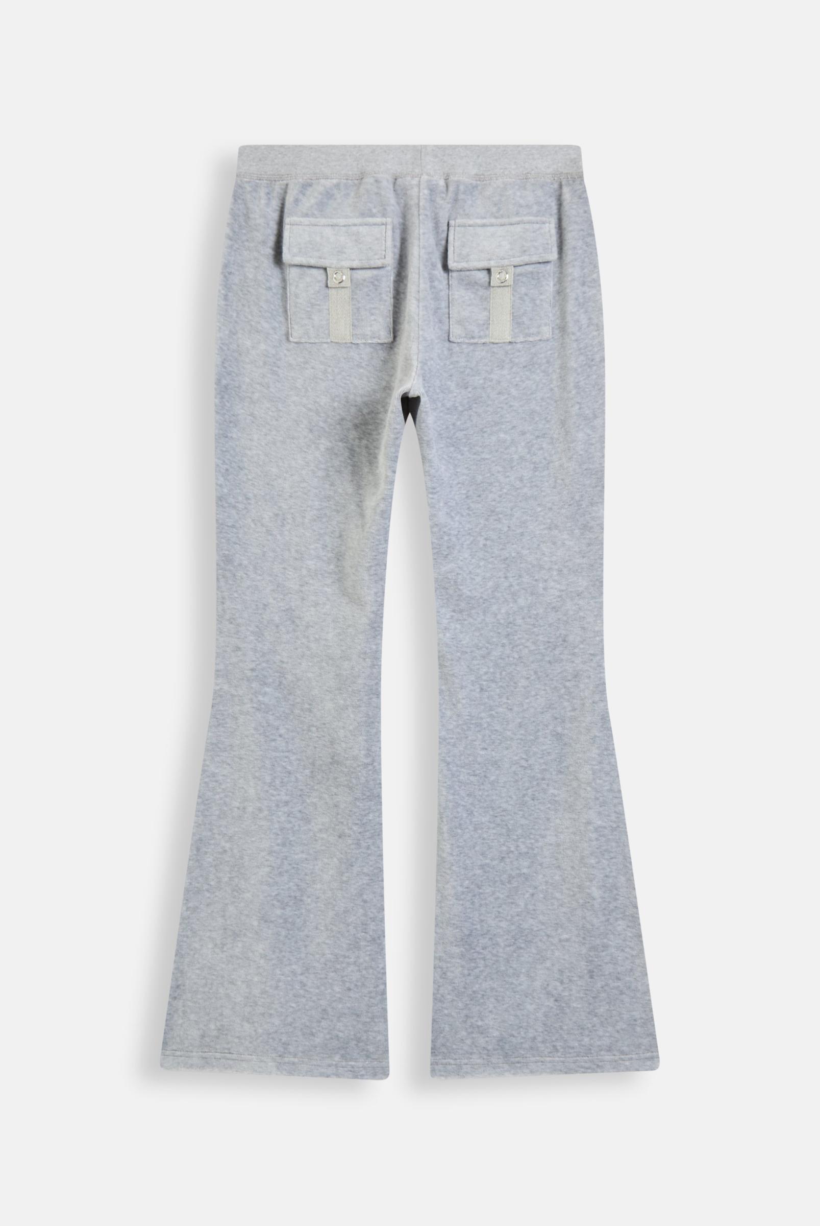 Silver Marl Ultra Low Rise Bamboo Velour Heritage Pocketed