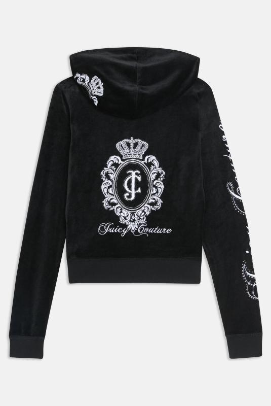 Sweat Velours Noir Luxe LE CHAT - Taille 40 (FR) - Thème Chat, Matière Douce Et Stretch