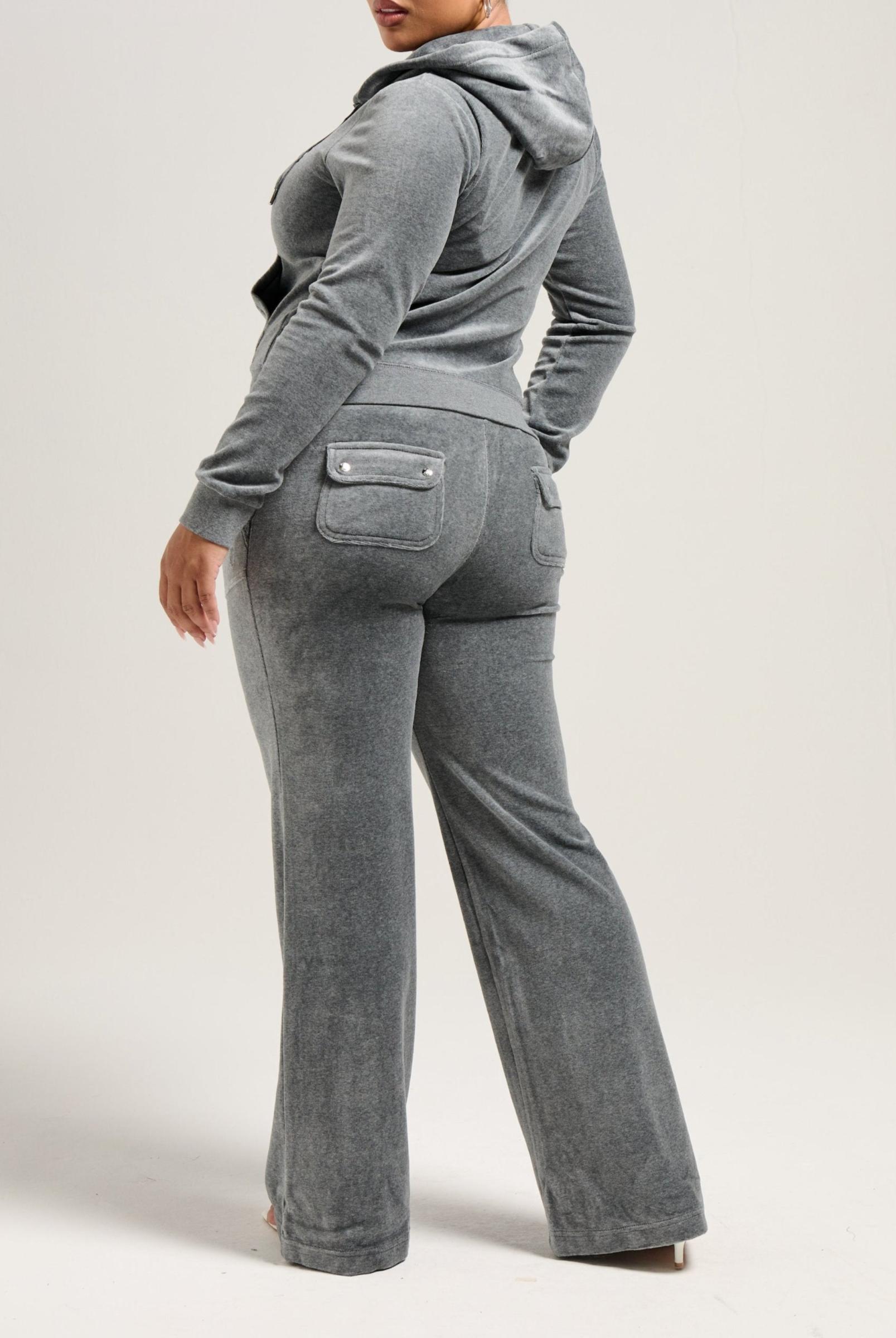 【2plan】Spell velour track string pants FASHION BASIC VELOUR PANTS- Sugarfreeshops.com