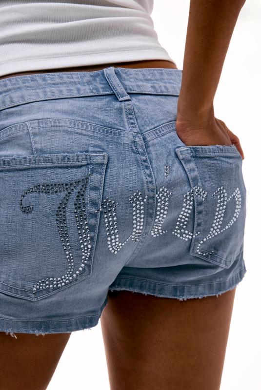 Short Femme Juicy Couture Taille 4 (UK 8 / US ?) - Laine Vert-brun, Occasion Très Bon état