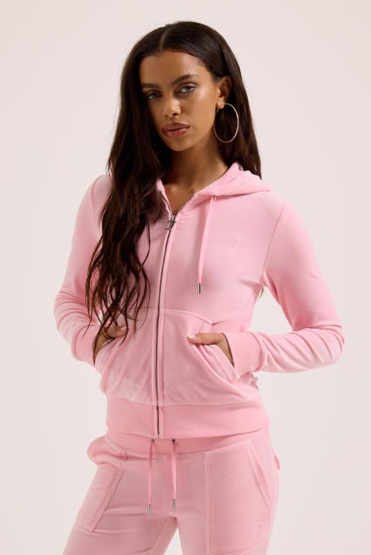 Sweat à Capuche Rose Vince - Col Entonnoir, Poches - Taille XS - Neuf Avec étiquettes