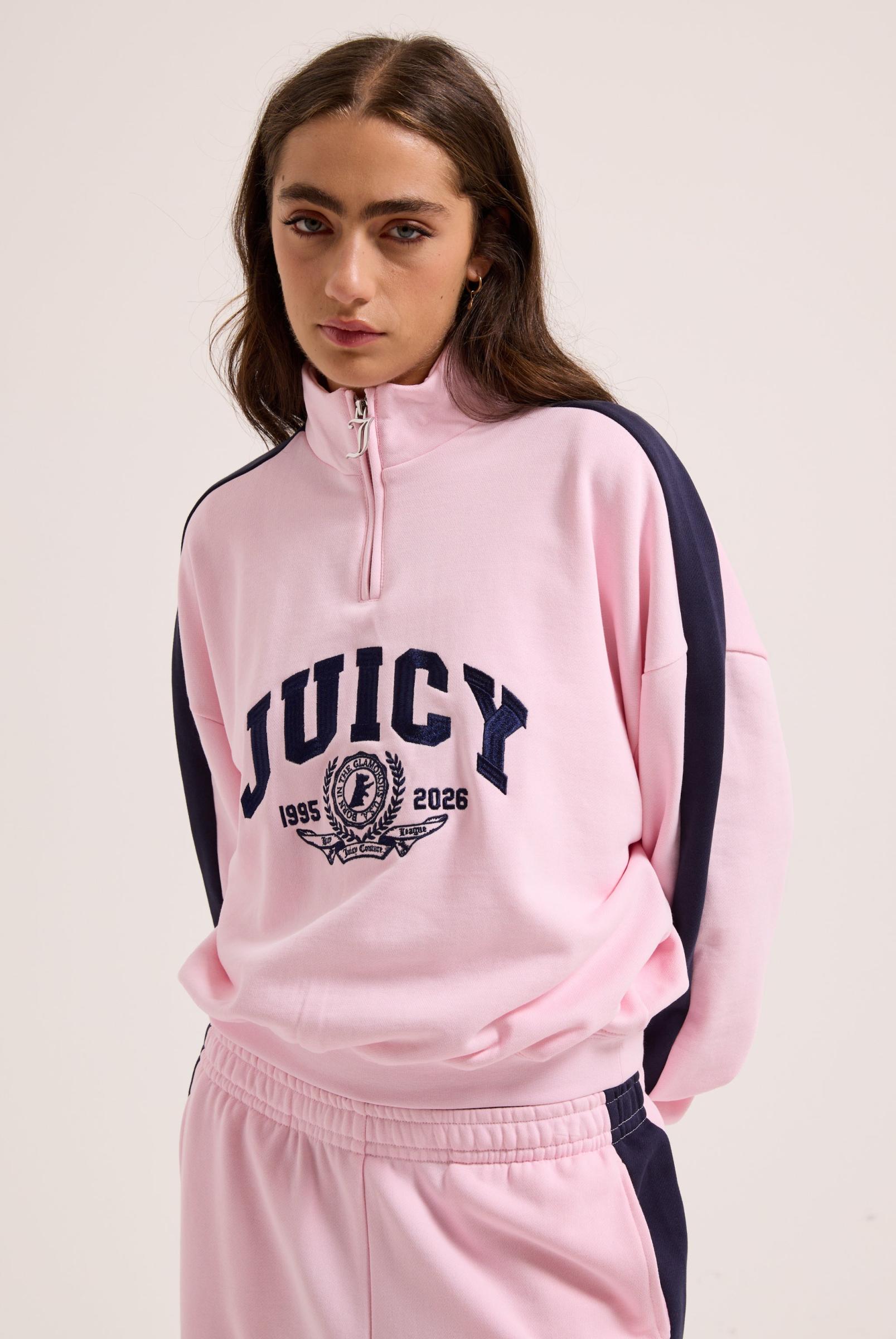 その他 Juicy Cherry Cherry Blossom College Crest Track Top | Juicy Couture Romania