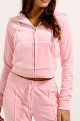 Juicy Couture ピンク ウォームアップウェア XS Juicy Couture Bling Velour Zip Up | Madhappy