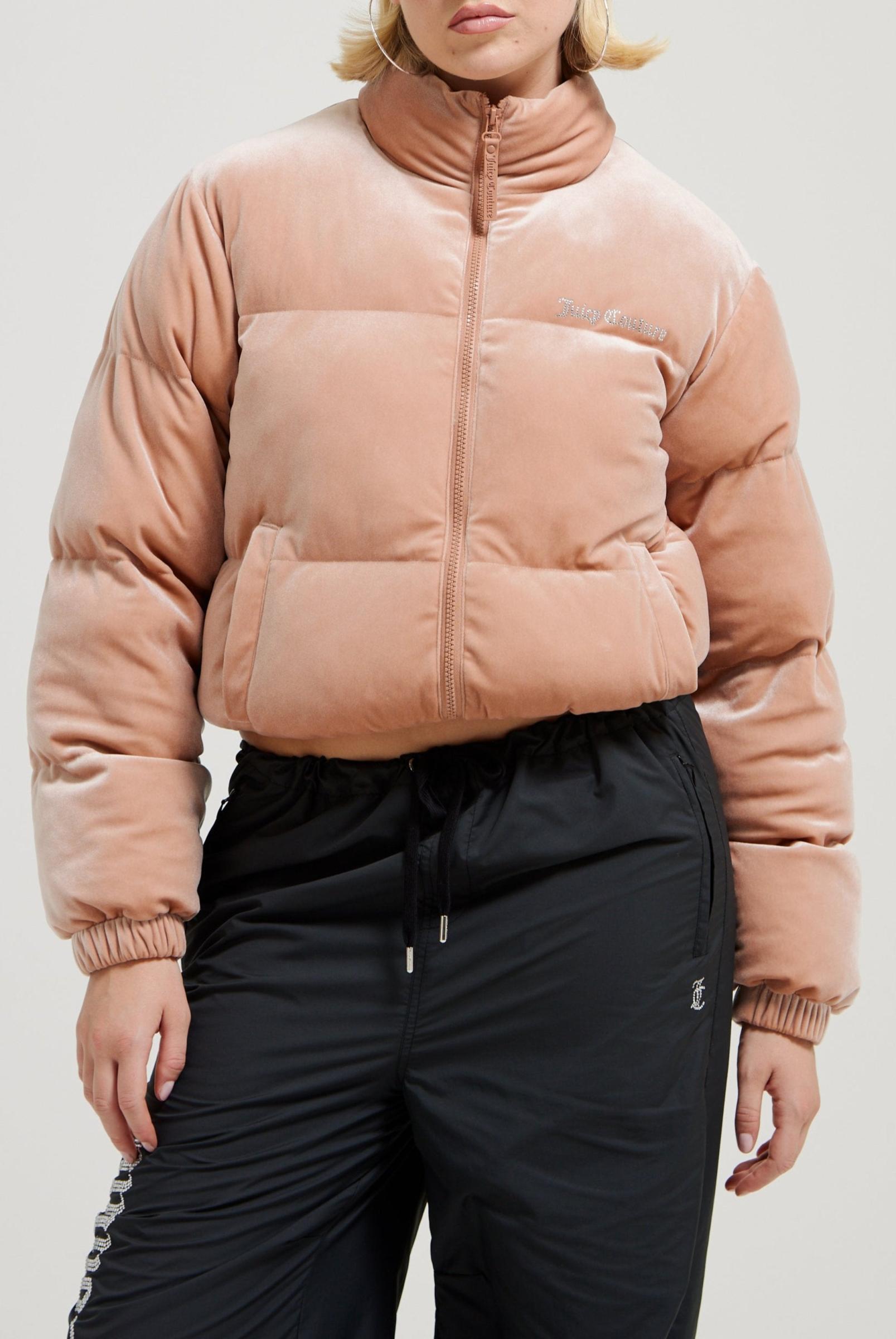大量入荷 Kurtka Welurowa Lait Au Cafe Puchowa Juicy | Diamanté Z バッグ