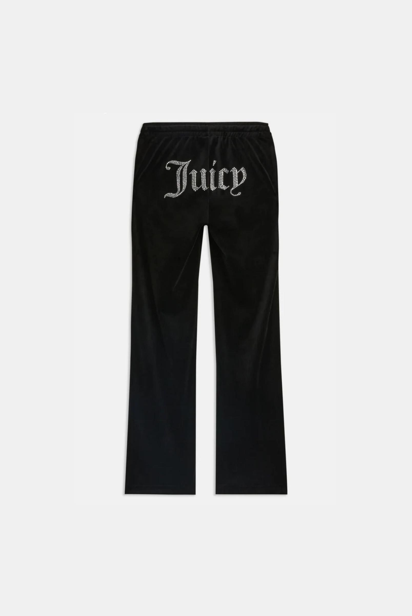 【Juicy Couture】ダイアモンドロゴ 上下セット 海外限定 Black Buy Juicy Couture Black Slim Diamante Hoodie & Tracksuit Set