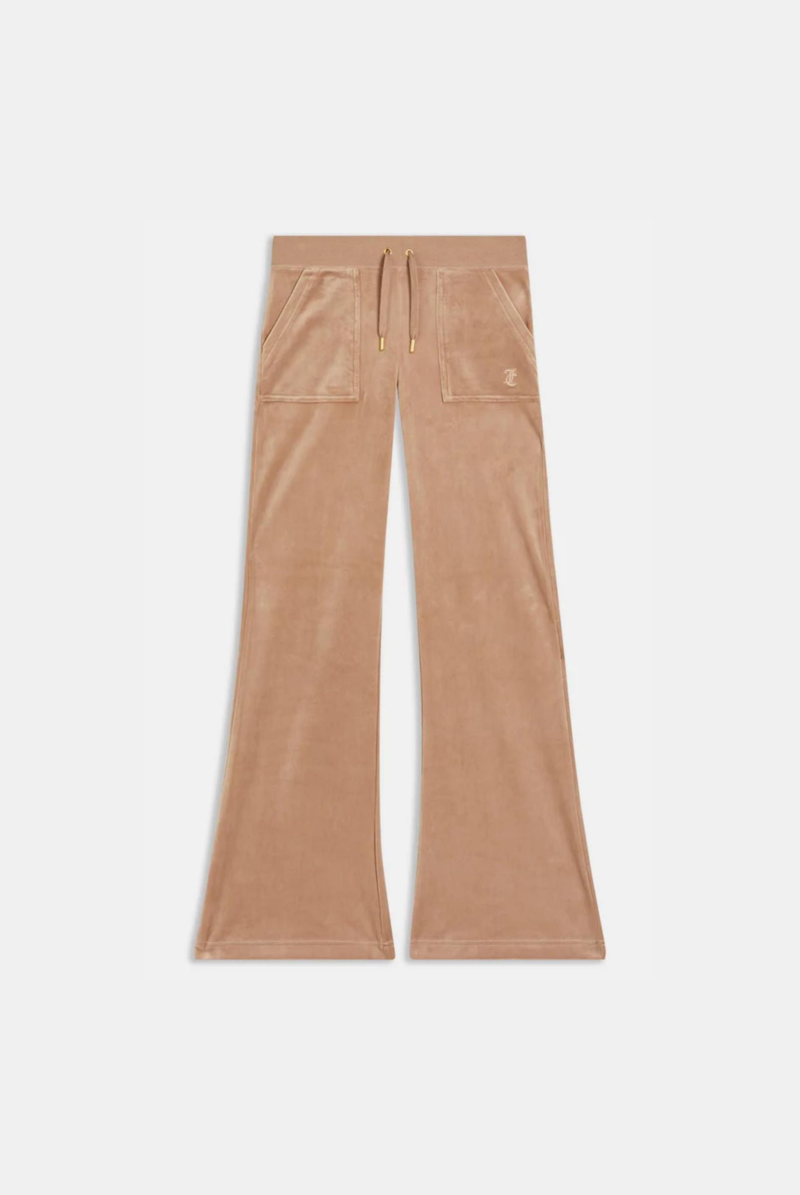 速くおよび自由な Caramel & Gold Classic Velour Del Ray Pocketed Bottoms バッグ