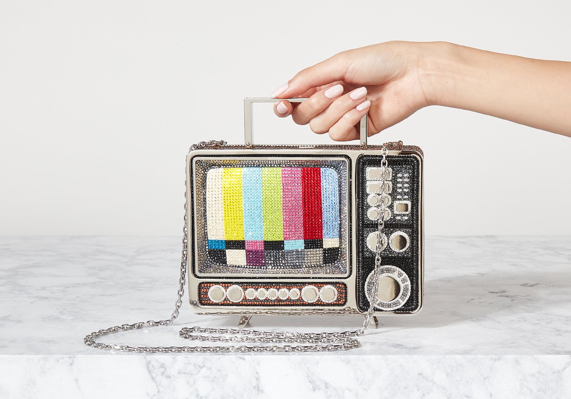 TV Test Screen | Judith Leiber Israel Couture Bags - Womens