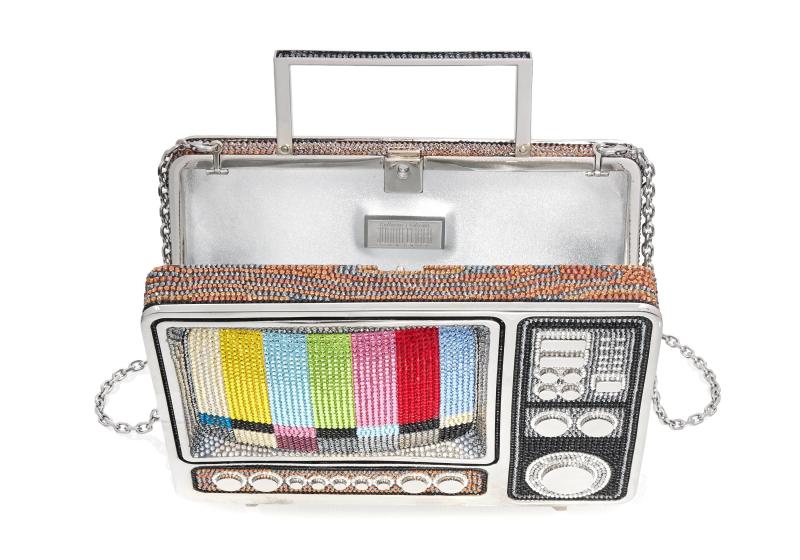 ジュディスリーバー Television Test Screen Charm Set TV Test Screen | Judith Leiber Hong Kong Couture Bags
