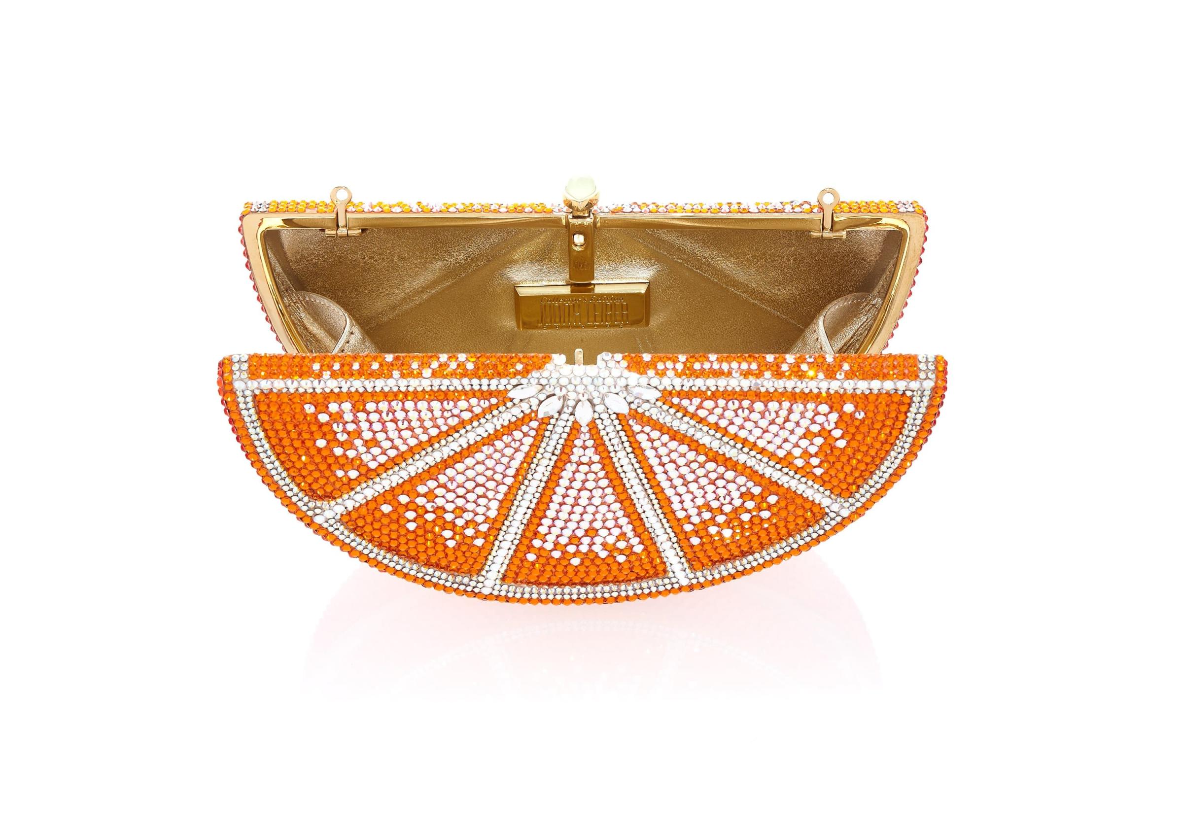 【美品】Judith Leiber ジュディス リーバー　ポーチ　バッグ Gemma Crystal Pearl - Judith Leiber